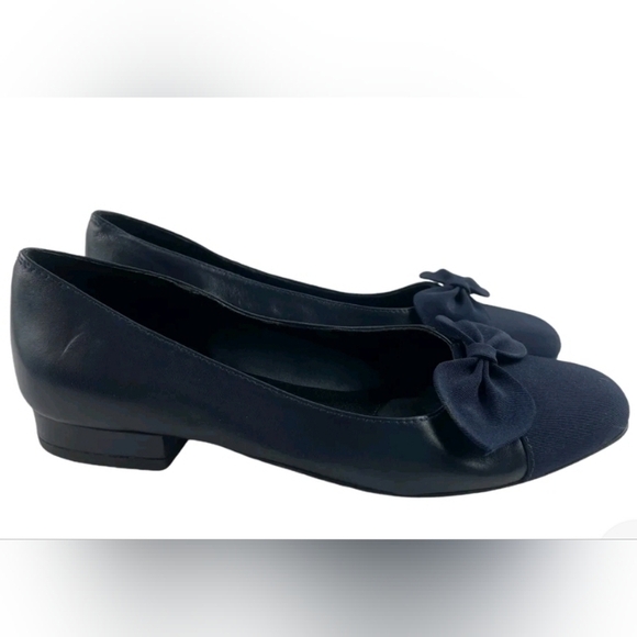 VANELi Womens Favor Leather Square Toe Dress Shoes Size 6M - Picture 1 of 8